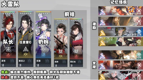 白荊回廊火雷爆燃隊怎么玩，火雷爆燃隊全面攻略
