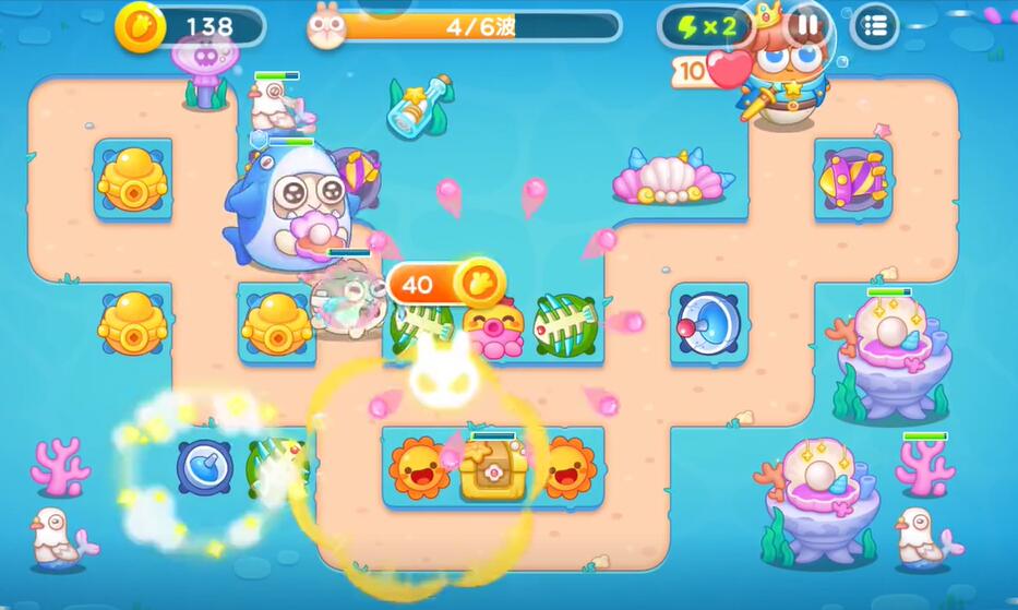 保衛蘿卜4海的閨女100關攻略，打敗海的閨女100關完美通關攻略
