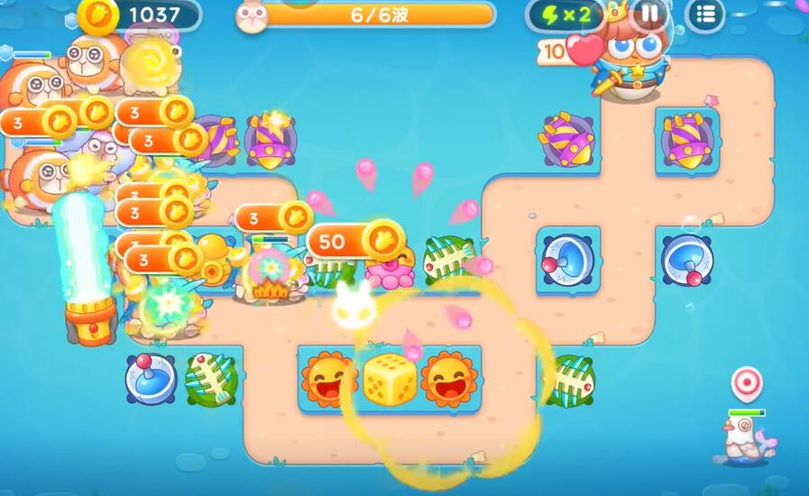 保衛蘿卜4海的閨女100關攻略，打敗海的閨女100關完美通關攻略