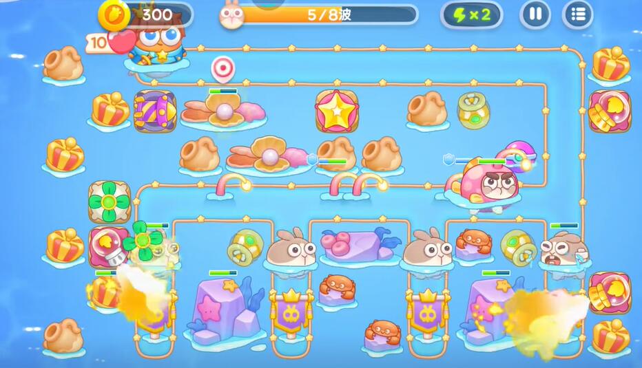 保衛(wèi)蘿卜4海的閨女114關(guān)攻略，海的閨女114關(guān)全攻略輕松拿滿星