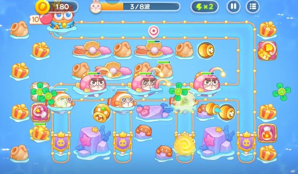 保衛(wèi)蘿卜4海的閨女114關(guān)攻略，海的閨女114關(guān)全攻略輕松拿滿星