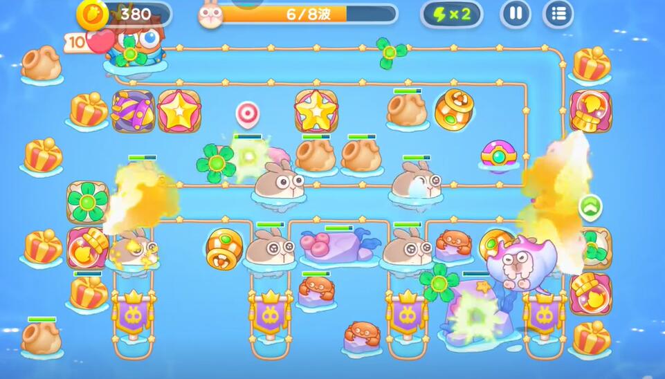保衛(wèi)蘿卜4海的閨女114關(guān)攻略，海的閨女114關(guān)全攻略輕松拿滿星