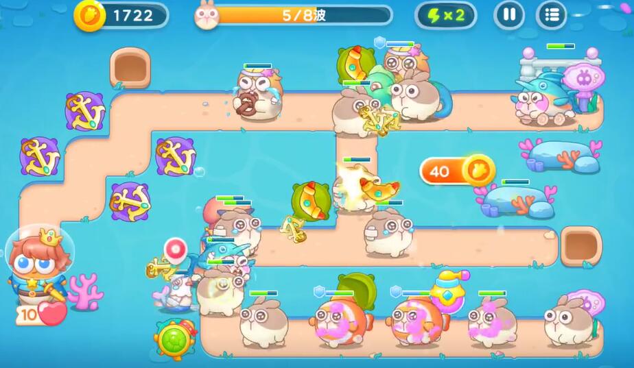 保衛(wèi)蘿卜4海的閨女73關(guān)攻略，海的閨女第73關(guān)攻略